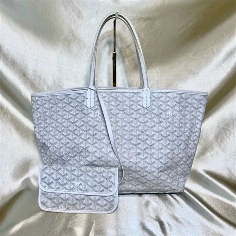 goyard tote white review|goyard tote bag price 2023.